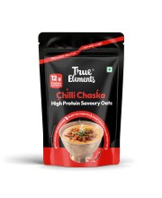 True Elements Chilli Chaska High Protein Savoury Oats (HPSO) 150gm